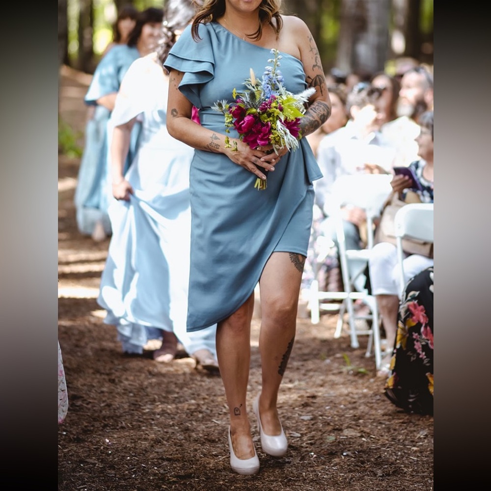 🩵Soft blue Bridesmaid Dress